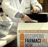 Newly labelled medicine placed in a secure, locked container for shipment