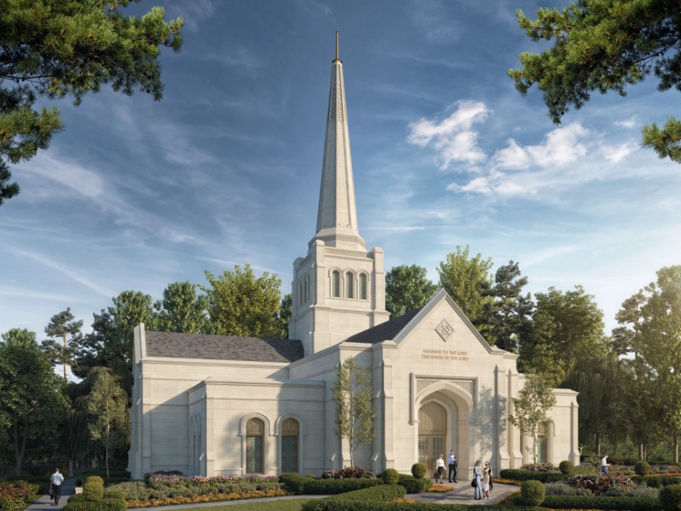 Birmingham Temple Rendering