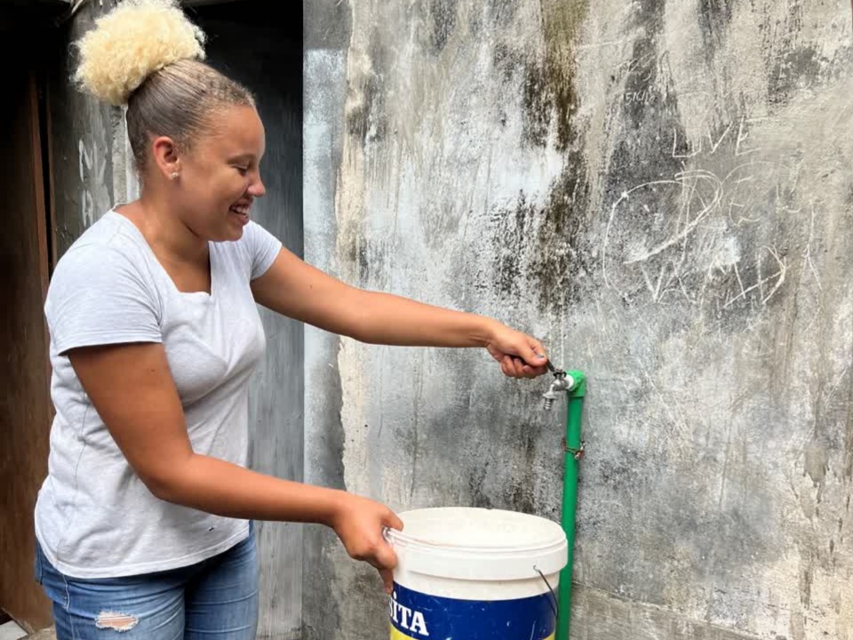 Clean water in Fogo Mountains, Cabo Verde